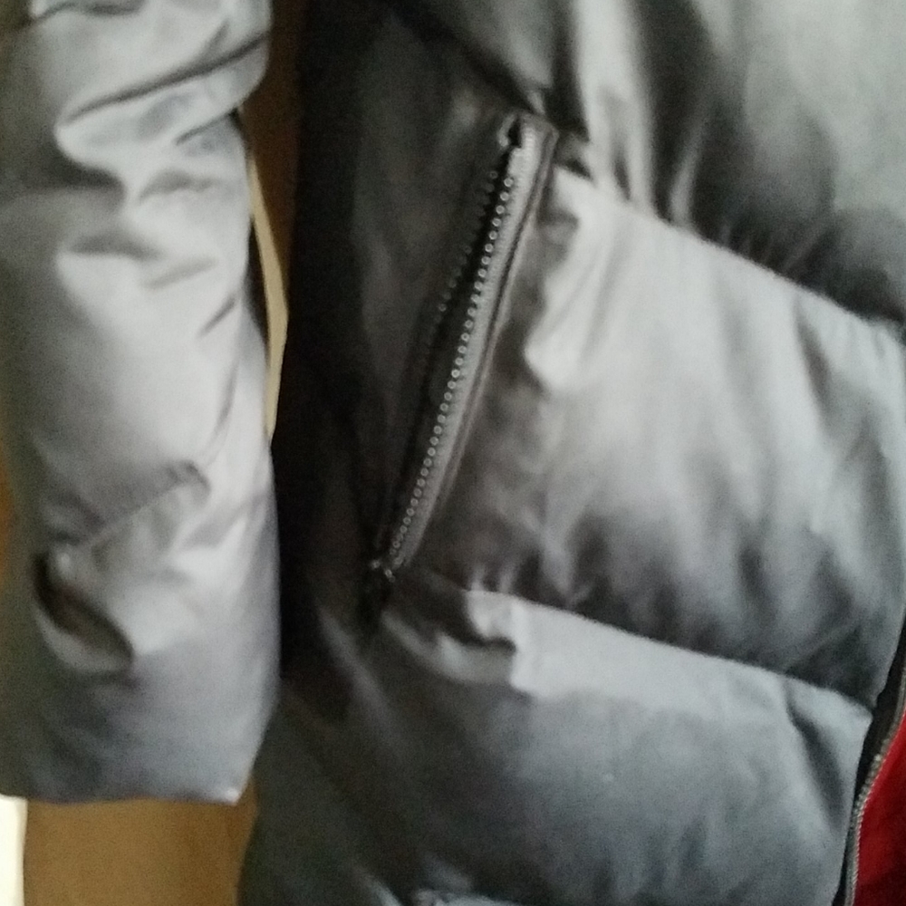 Bisou Bisou long down coat. S Black, detach hood - Picture 5 of 14